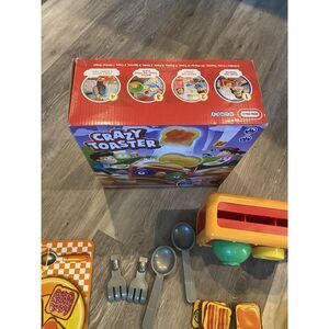 Vintage Little Tikes Crazy Toaster Game Catch & Match Toast Game READ